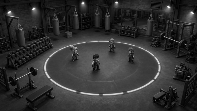 Iron Gym map concept