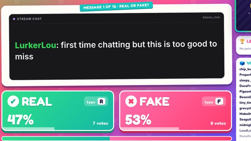 Real or Fake? stream game